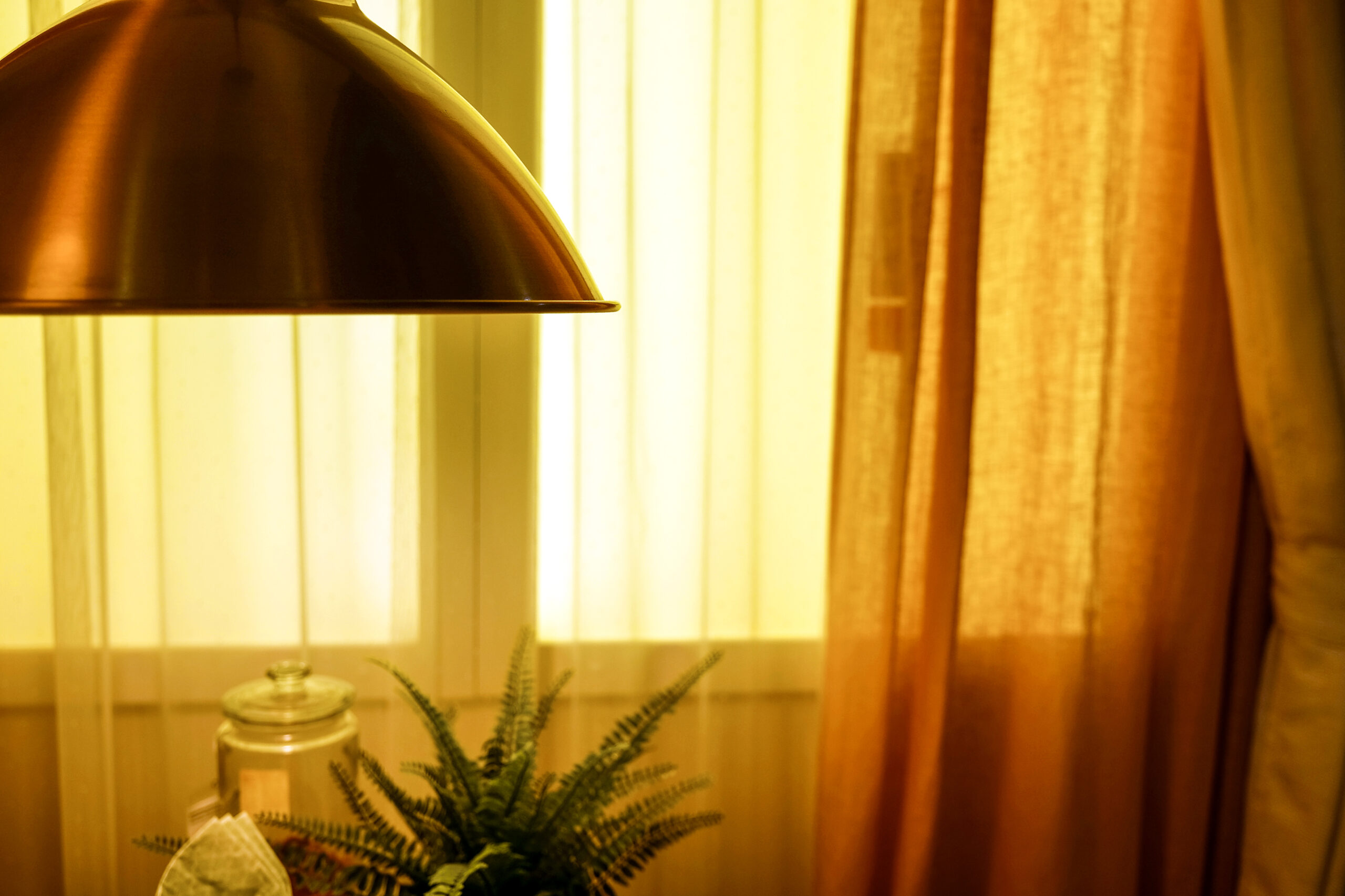 Dark lampshade abstract